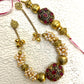 Luminous Floral Bhaiya Bhabhi Rakhi Set