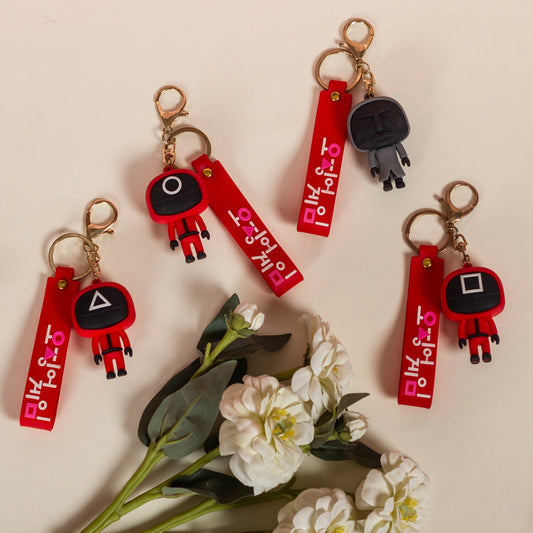 SQUID GAME SILICON KEYCHAIN