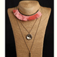 3 layer Peach Tussle Necklace - Coral Tree 