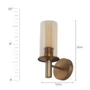 Designer Antique Brass Finish Wall Light