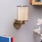Designer Lighting Antique Brass Finish Wall Light