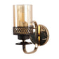 Designer Lighting Wrought Iron Rustic Finish Wall Light