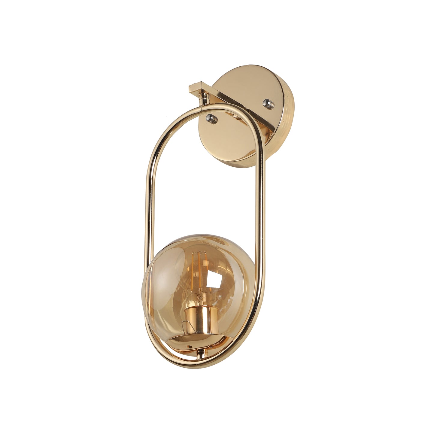 Designer Lighting Golden Finish Wall Light