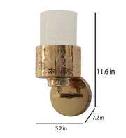 Lighting Golden Finish Wall Light