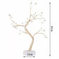 LED's Flower Cherry Blossom Tree Light Copper Wire DIY Bonsai Tree Table Desk LED Branch Light for Home Decor - Coral Tree 