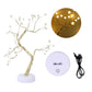 LED's Flower Cherry Blossom Tree Light Copper Wire DIY Bonsai Tree Table Desk LED Branch Light for Home Decor - Coral Tree 