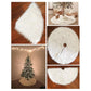 CHRISTMAS TREE SKIRT - FAUX FUR CHRISTMAS TREE MAT - Coral Tree 