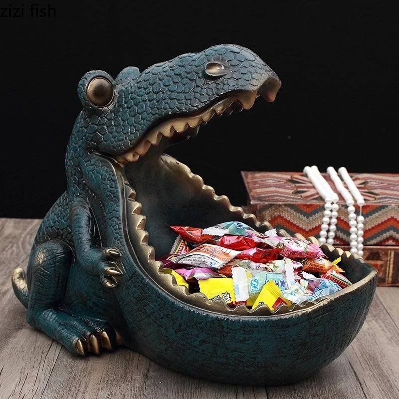 Dinosaur Statue Decoration Resin Artware Sculpture Statue - Coral Tree 