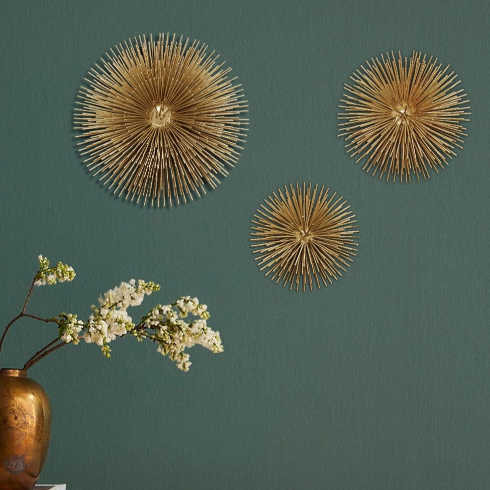 Sunburst Handmade Antique and Contemporary Wall Art - Coral Tree 