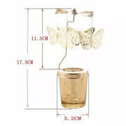 Rotating Candle Holder Tea Light Stand-moon - Coral Tree 
