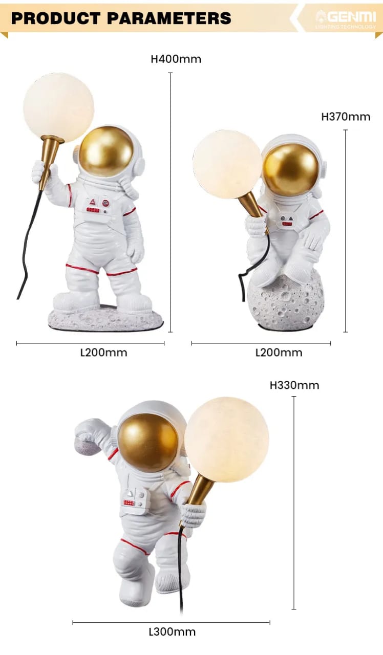 Astronaut Table Lamp - Standing Style