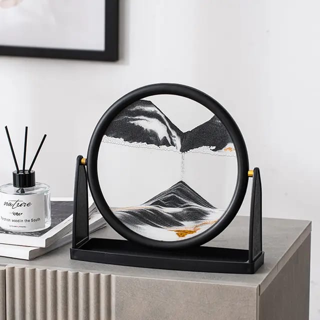 Rotating Moving SandScape Decorative