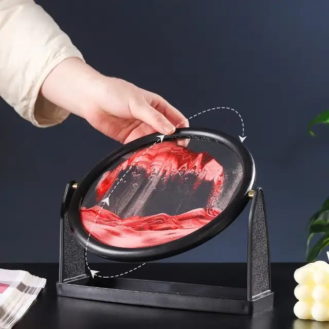 Rotating Moving SandScape Decorative