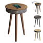 Smart Round Coffee Table with inbuilt Speaker and Wireless charger
