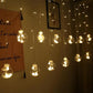 12 Double Frame Ball Curtain Lights | Warm White LED