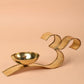 Brass Om Arti Diya with Handle