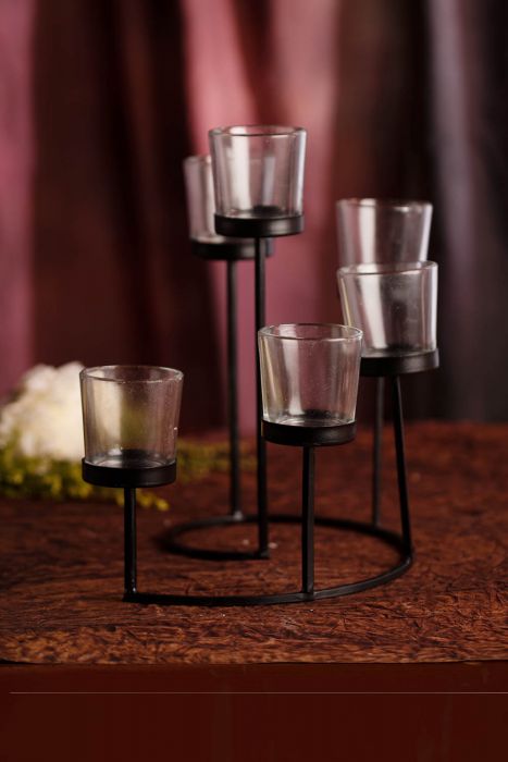 6 VOTIVE TEALIGHT CANDLE STAND