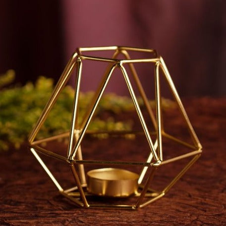 Diamond Style Tealight Candle Holder set of 2