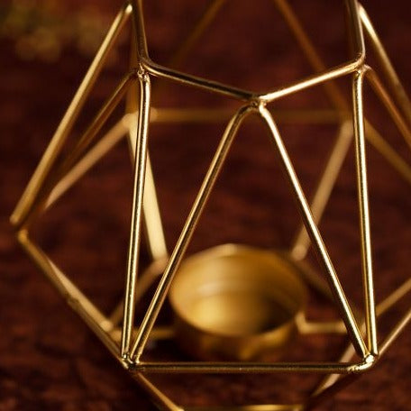 Diamond Style Tealight Candle Holders (Set of 2)