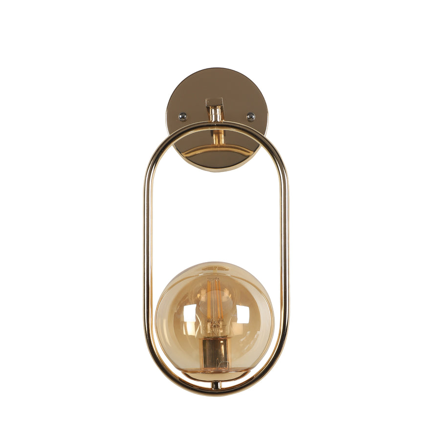 Designer Lighting Golden Finish Wall Light