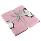 Bubblegum Pink, Natural & Dark Grey Melange - Coral Tree 