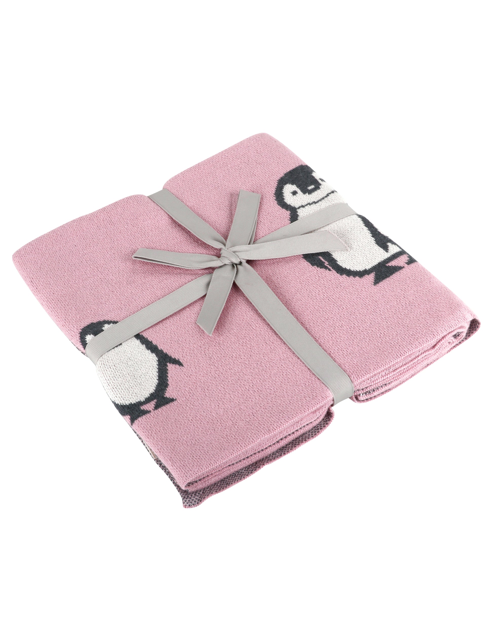Bubblegum Pink, Natural & Dark Grey Melange - Coral Tree 