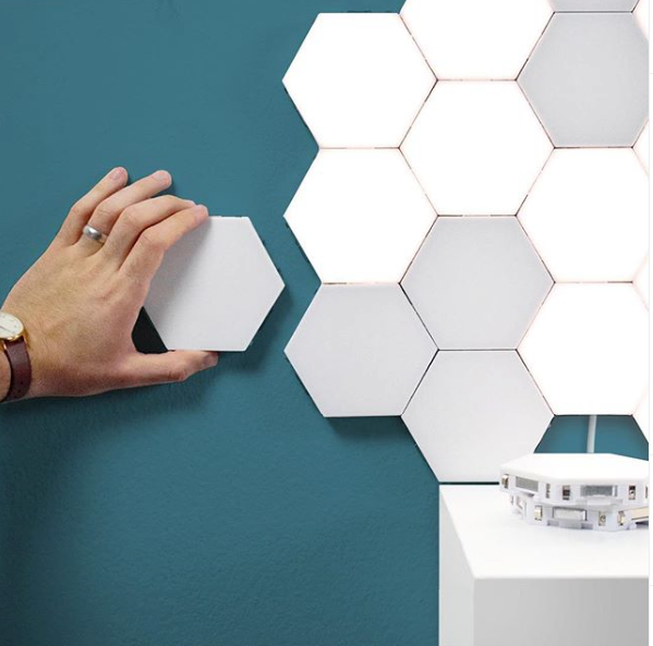 Modular Hexagon Panel Lamp
