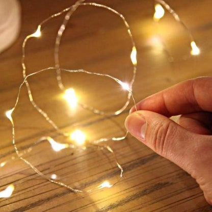 3 Meter Battery-Powered Fairy Lights with 30 LEDs (Pack of 2)